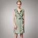 Kate Spade Dresses | Kate Spade Green Navy Cream Aubrey Silk Wrap Dress Size 4 | Color: Blue/Green | Size: 4