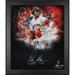 Pedro Martinez Boston Red Sox Autographed Framed 20'' x 24'' In Focus Photograph with ''HOF 15'' Inscription