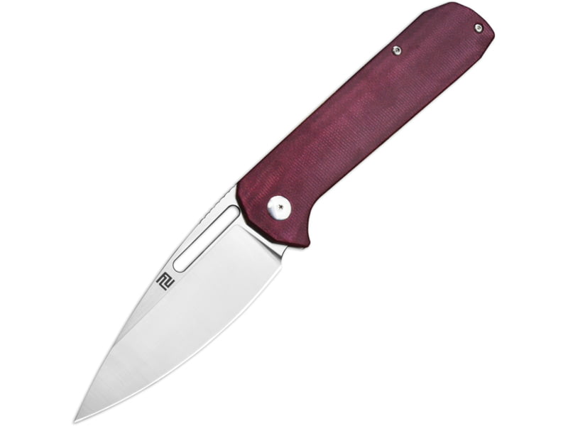 Artisan Cutlery Arion Red Micarta Titanium S35 Framelock Knife 1843G-DRC