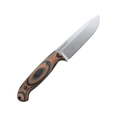 Bradford Knives Guardian 5.5 3D G-Wood Knife 5" stonewash finish Bohler N690 stainless blade G-Wood handle 5.5S-115-N690