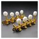 1 Set Mandolin Machine Heads Tuners Tuning Keys Pegs For Mandolin Instrument Machine Heads (Color : Gold)