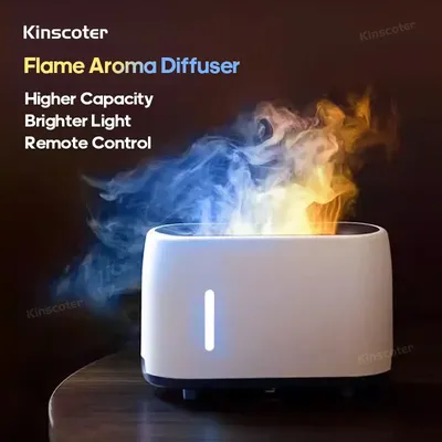 Kinscoter – humidificateur d'air électrique pour flammes colorées diffuseur d'huiles essentielles