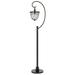 63 Inch Downbridge Lantern Metal Floor Lamp, Bronze Black - 55.2 L X 11 W X 63 H