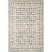 Black 45 x 27 x 0.38 in Area Rug - Rifle Paper Co. x Loloi Eden EDE-03 Lattice Ivory Rug feat. CloudPile Polyester | 45 H x 27 W x 0.38 D in | Wayfair