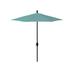 Arlmont & Co. 7.5 Ft. Market Patio Umbrella Matted Black Fiberglass Ribs Collar Tilt In Sunbrella Metal | 102.5 H x 90 W x 90 D in | Wayfair