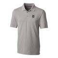 Men's Cutter & Buck Gray Detroit Tigers Big Tall Forge Stretch Polo