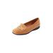 Extra Wide Width Women's The Thayer Flat by Comfortview in Tan (Size 7 WW)