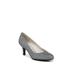 Wide Width Women's Parigi Pump by LifeStride in Silver (Size 9 1/2 W)