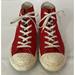 Converse Shoes | Converse All Stars Hi Top Sneakers Junior Youth Size 5.5 Red Splatter 660715f | Color: Red | Size: 5.5bb