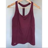 Athleta Tops | Athleta L T Back Workout Tank Top Mesh Detail | Color: Purple | Size: L