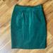 Anthropologie Skirts | Anthropologie Geometrie Debrah Laws Green Pencil Skirt | Color: Green | Size: 8