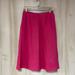 J. Crew Skirts | J. Crew Pink Fuchsia 100% Linen A-Line Skirt Sz 6p | Color: Pink | Size: 6p