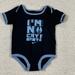 Nike One Pieces | Nike Baby Boys “I’m No Cry Baby” Football Themed One Piece | Color: Black/Blue | Size: 12mb