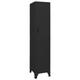 vidaXL Locker Cabinet Black 38x45x180 cm Steel