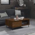 vidaXL Coffee Table Brown Oak 90x60x35 cm Engineered Wood