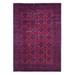 Hand Knotted Red Tribal & Geometric with Wool Oriental Rug (8'2" x 11'6") - 8'2" x 11'6"