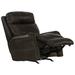 Red Barrel Studio® Vito Leather Power Rocker Recliner w/ Power Adjustable Headrest & Lumbar & CR3 Therapeutic Massage Leather Match | Wayfair