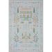 Blue 114 x 90 x 0.25 in Area Rug - Rifle Paper Co. x Loloi Menagerie MEN-03 Camont Lt. Rug Polyester | 114 H x 90 W x 0.25 D in | Wayfair