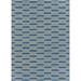 White 84 x 60 x 0.75 in Indoor Area Rug - Chandra Rugs Davin Hand Tufted Rectangle Contemporary Aqua/Cream Area Rug Wool, | Wayfair DAV25854-57