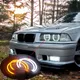 Kit de bague Halo yeux d'ange LED pour BMW série 3 E30 E36 M3 333i 325i 323i 316i 318i 325td