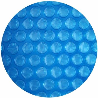 Solarplane Light Blue 300 µm Rund 450 cm Erwärmung Solarfolie Isolierung Pool Image