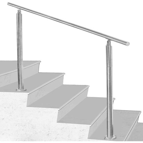 Treppengeländer Edelstahl Geländer 150 cm ohne Querstreben ø 42mm für Innen und Außen Garten