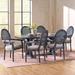 Judith Fabric and Rubberwood Dining Set by Christopher Knight Home