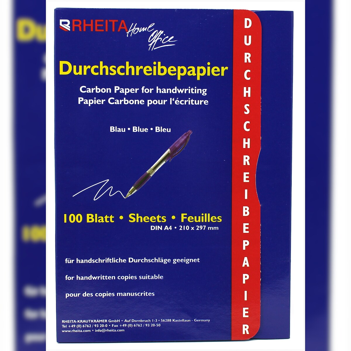 Rheita Durchschreibepapier 100 Blatt Image