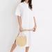 Madewell Dresses | Nwot Madewell Oversized Midi Shirtdress | Color: White | Size: Xs