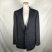 Ralph Lauren Suits & Blazers | Chaps Ralph Lauren Union Made Wool Charcoal Gray Stripe Blazer Sport Coat 46l | Color: Gray | Size: 46l
