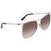 Gucci Accessories | New Gucci Brown And Gold Square Women's Sunglasses | Color: Brown/Gold | Size: 63mm-17mm-145mm