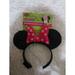 Disney Costumes | Disney Girl Minnie Mouse Halloween Costume Pink Dress Headband Ears Light Up Bow | Color: Pink | Size: Osbb