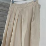 Gucci Skirts | Gucci Cream Pleated Skirt | Color: Cream | Size: Gucci 42