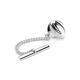 Sterling Silver Rugby Ball Tie Tack