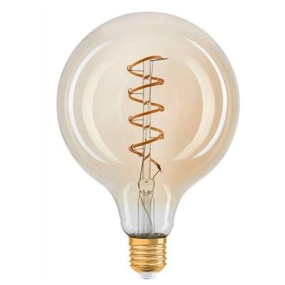 Lampe Retro Vintage Globe Glühfaden Spirale E27 G125 4W Image