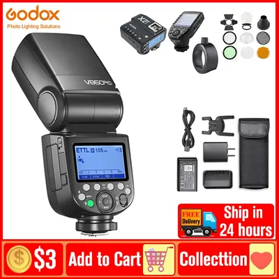 Godox-Flash pour appareil photo TTL HSS V860III V860 III Speedlite pour appareils photo IL Sony
