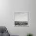 Highland Dunes Infinite Ocean by Marmont Hill - Picture Frame Print Paper in Black/Gray/White | 24 H x 24 W x 1.5 D in | Wayfair