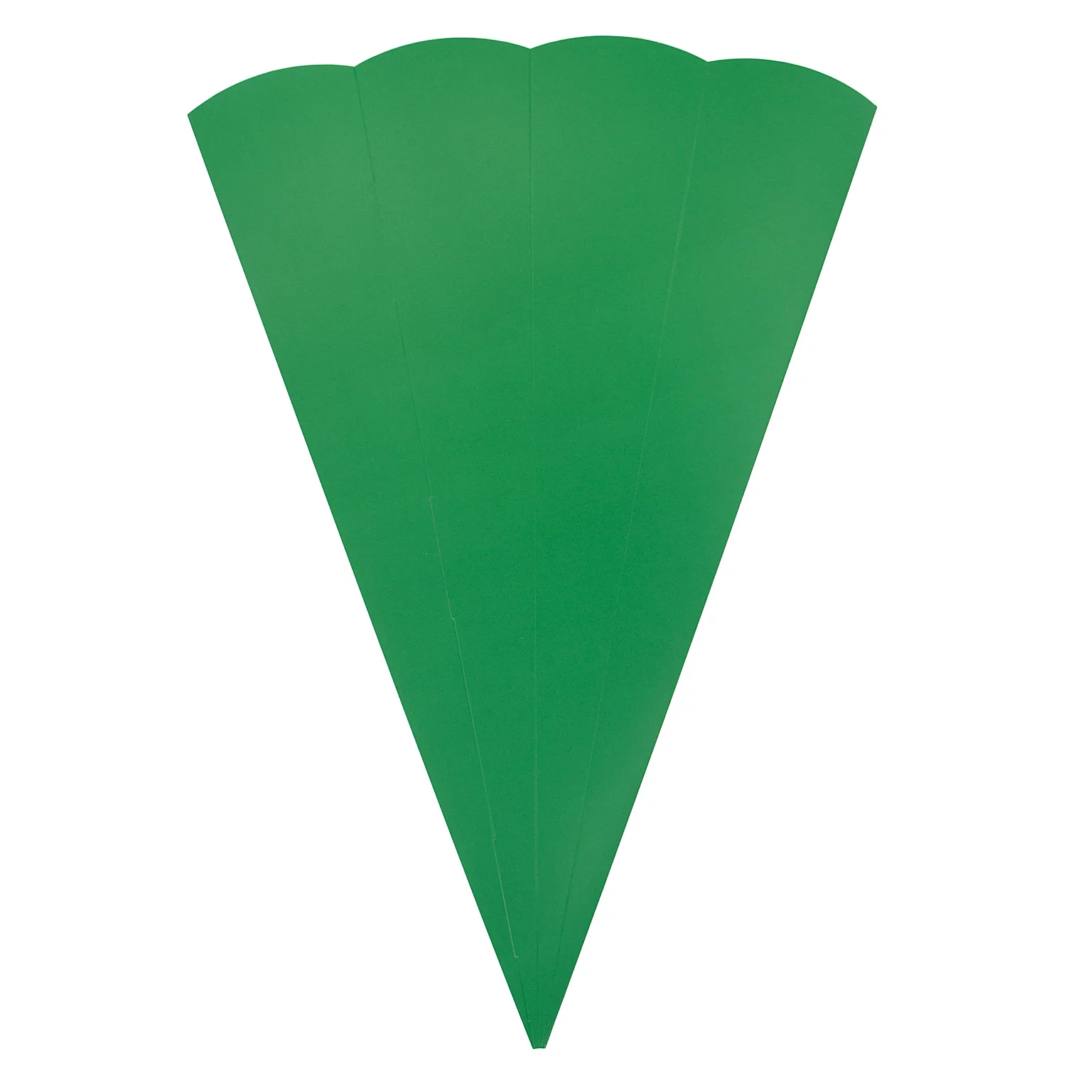 Papp-Schultüte, grün, 68 cm