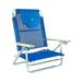 Ostrich South Beach Sand Chair, Portable Outdoor Camping Pool Recliner, Blue - 2.2