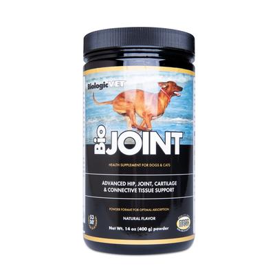 Flora Inc BiologicVET BioJOINT Advanced Joint Mobility Support Powder Supplement for Cats and Dogs, 14 oz.