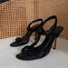 Kate Spade Shoes | Kate Spade Satin T Strap Heels | Color: Black | Size: 6.5
