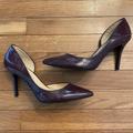 Jessica Simpson Shoes | Jessica Simpson Purple Heels 9 M D’orsay Pumps “Livvy” Eggplant Wine | Color: Purple/Red | Size: 9