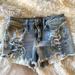 American Eagle Outfitters Shorts | American Eagle Distressed Shorts | Color: Blue | Size: 2