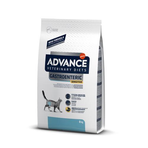 2 x 8 kg Advance Veterinary Diets Gastro Sensitive Trockenfutter Katze
