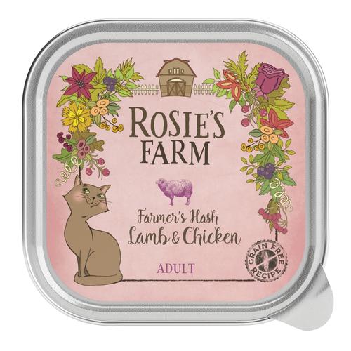 32x100g Adult Lamm&Huhn Rosie's Farm Katzenfutter