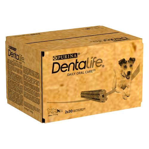 60 Sticks (20 x 49 g) PURINA Dentalife Tägliche Zahnpflege-Snacks für kleine Hunde (7-12 kg)...