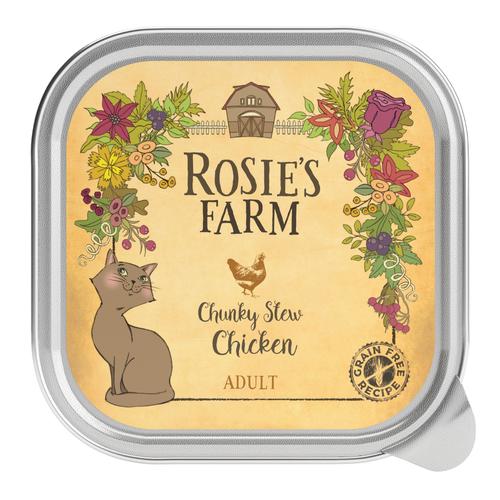 16x100g Adult Huhn Rosie's Farm Katzenfutter