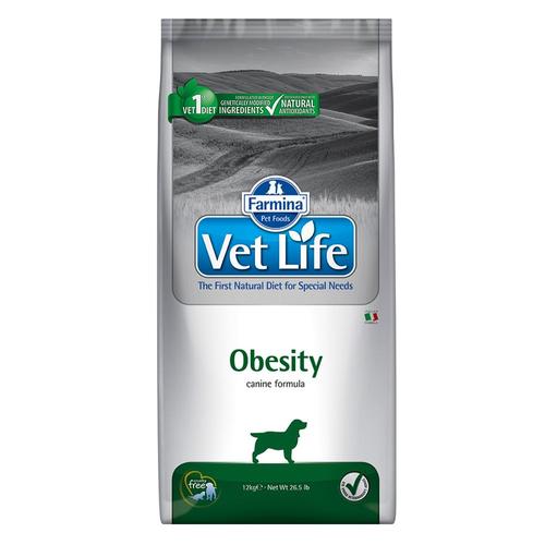 12kg Farmina Vet Life Dog Obesity Trockenfutter Hund