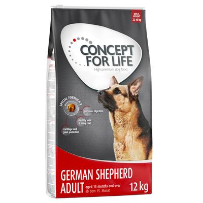 2x12kg Deutscher Schäferhund Adult Concept for Life Hundefutter trocken