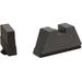 AmeriGlo Tall Suppressor Height Sight Set All Glock excl. 42/43/43x/48 3XL Flat Black Serrated Black GL-506